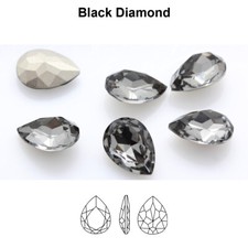 AUREA Crystals A4320 Pear Drop Fancy Stones Crystals * Various Colors