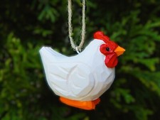 Chicken Hen Ornament Handmade