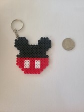 Perler Bead Keychain Mickey