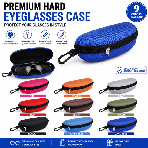 New large zipper eye glasses - large,