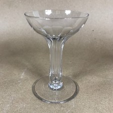 Vintage Glass Champagne Coupe