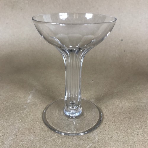 Vintage glass champagne coupe - glass,