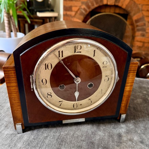 Haller art deco mantel clock - art,