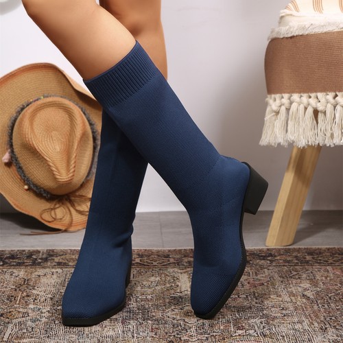 Women stretch knit - knit, high
