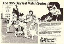 1979 Advert for SUBBUTEO Table