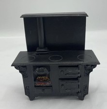 Dolls House Resin Kitchen Range And Saucepans (RET/115)