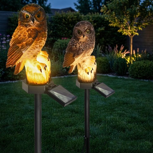 Owl led solar - 2x, light