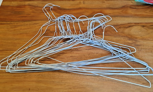 White metal wire coat - 20+,