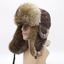 Real Rabbit Fur Ushanka