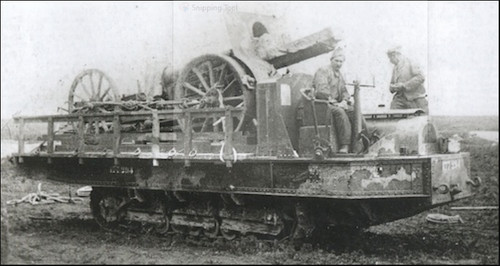 Ww1 french renault fp gun - renault,