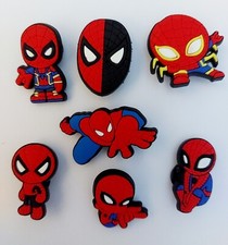 7pcs Superhero Shoes Charms Croc Clog Cartoon Accessories Decoration Kids S2