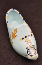 Rare Vtg Dutch Style Stoneware Clog by Hartrox Hartleys Yorks marked to base (C)