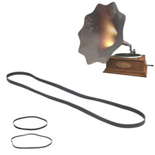 Black rubber belt for record - belt,