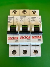 Sector MCB B6 6A SE6B B32 32A SE32B B40 40A SE40B