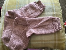 Hand Knitted Mismatched Wool