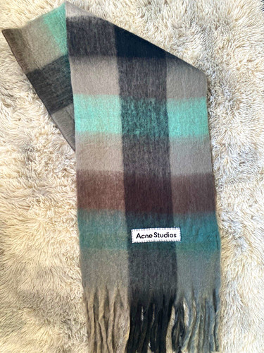 Acne studios wool woven check - acne,