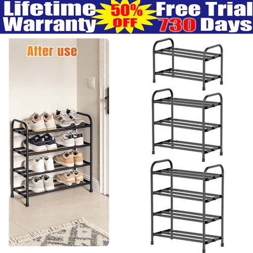 Tier metal shoe rack - metal,