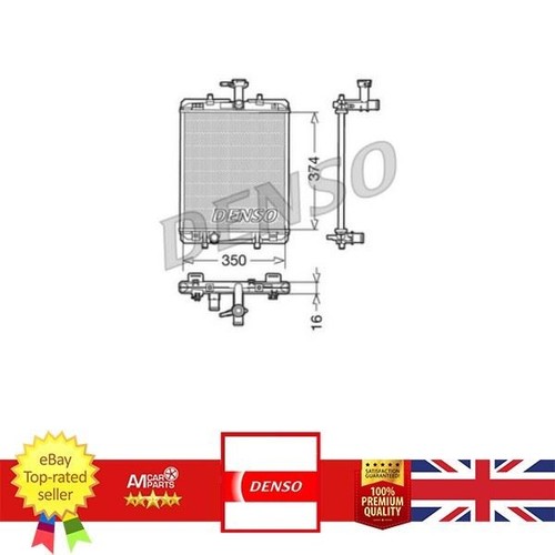 Engine cooling radiator - engine, for