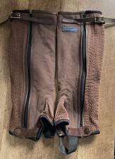 Jacson Brown Suede Half Chaps