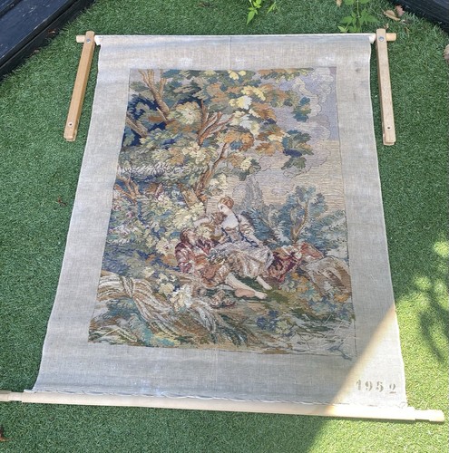 Antique 1952 french aubusson - french,