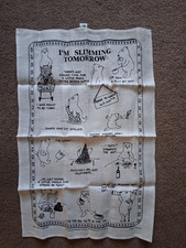 Vintage Irish Linen Tea Towel