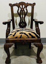 Antique Carved Mahogany