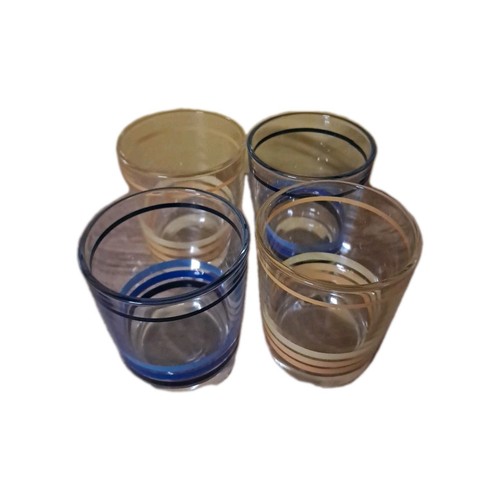 Juice glasses small with - glasses, 4