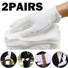 100% COTTON WHITE GLOVES