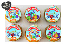 Number Blocks Cake Toppers
