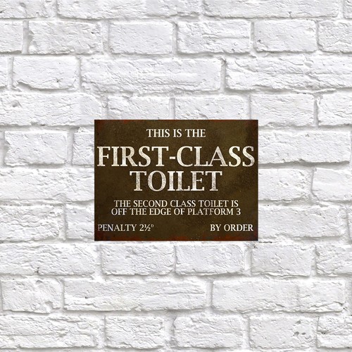First class toilet retro - class, toilet,