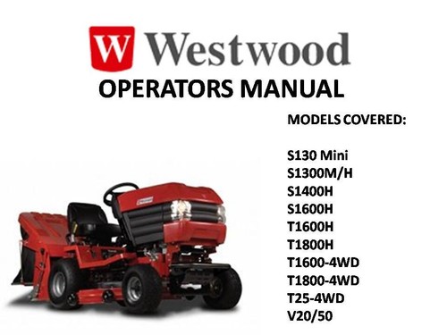 Westwood ride mower - westwood,