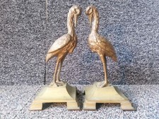 Pair Antique Victorian Bronze