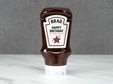 Personalised BBQ Sauce bottle