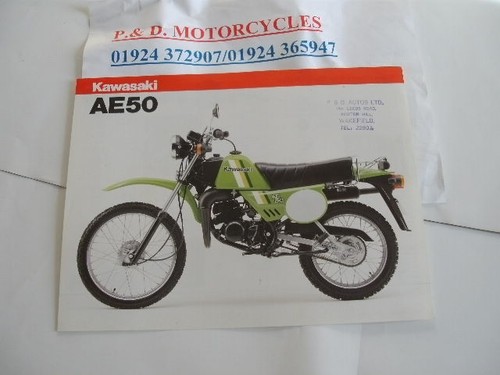 Kawasaki ae50 sales leaflet - ae50,