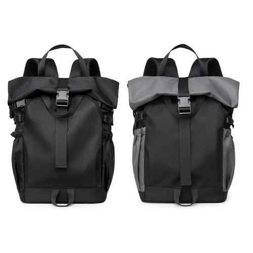 Roll top backpack - top,