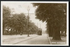 SOUTHAMPTON. The Avenue with Corporation Tram No.59.  Fine c1920 RP