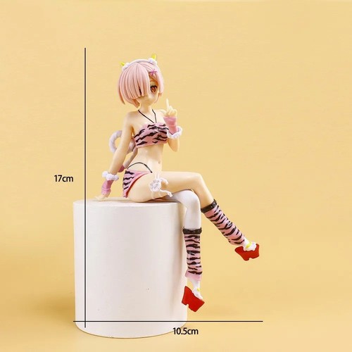 Anime girl sitting pose pvc - anime,