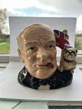 Royal Doulton Special Edition 1992 Winston Churchill Large Toby Jug D6907