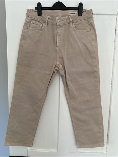 Ladies cropped pink jeans - cropped,