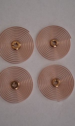 Vintage clock hair springs - clock, for