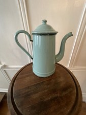 Vintage French Teal Coffee Tea