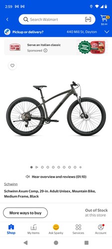 Never rode schwinn axum comp - never,