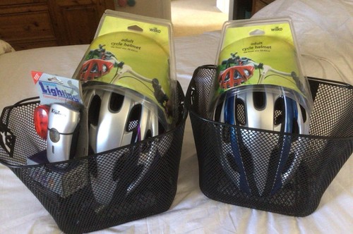 Bicycle baskets helmets x - bicycle,