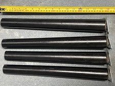 4 table legs, wood, black