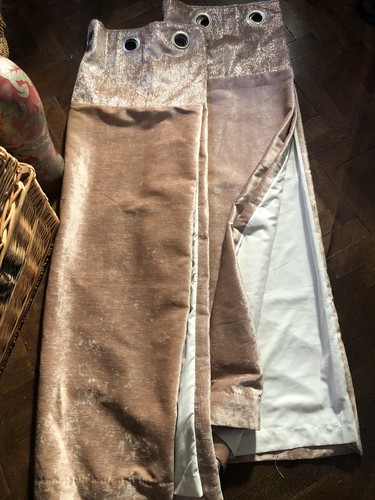 Pair rose gold velvet - pair,