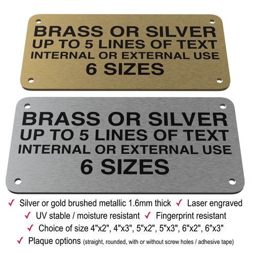 Engraved memorial plaque sign - engraved,
