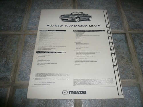 1999 mazda miata option - 1999,
