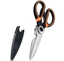 1 X Heavy Duty Kitchen Scissors, Sharp Kitchen Scissors Multipurpose Utility uk