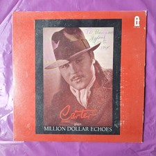 Carter Plays Million Dollar Echoes 1981 Wurlitzer Pipe Organ Vinyl LP Signed