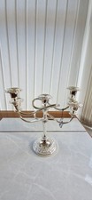 Vintage 5 Armed Silver Plated twisted moveable arms Candelabra,